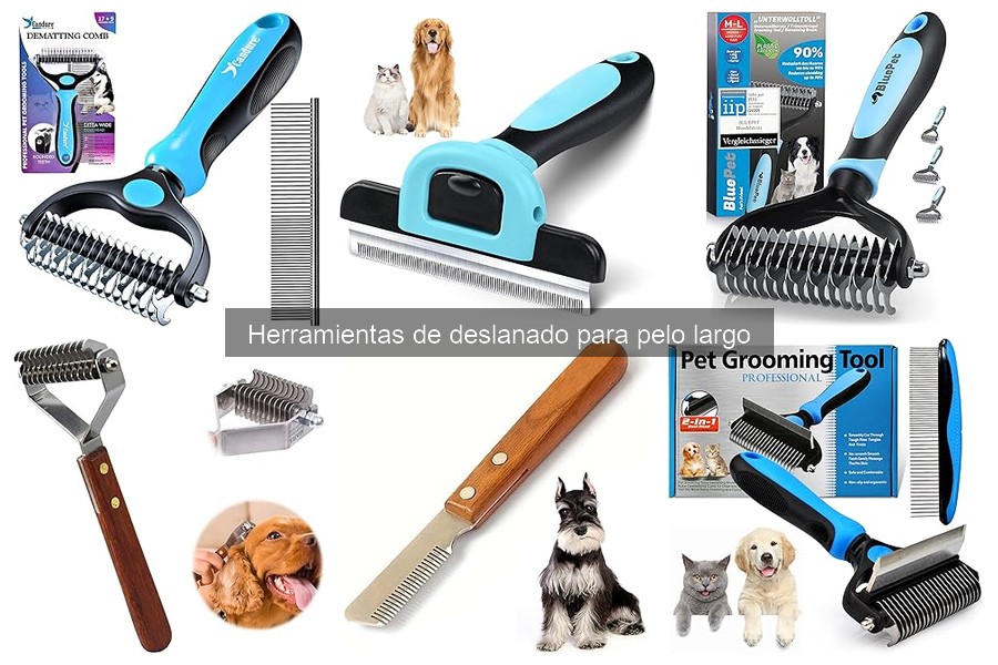 Comparativa de herramientas de deslanado para pelo largo