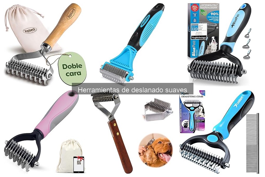 Comparativa de herramientas de deslanado suaves y rígidas