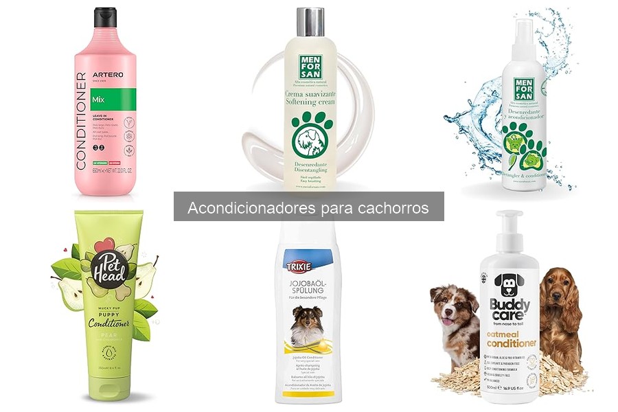Comparativa de Ingredientes en Acondicionadores para Cachorros