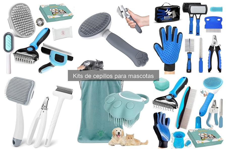 Comparativa de Kits de Cepillos para Perros y Gatos