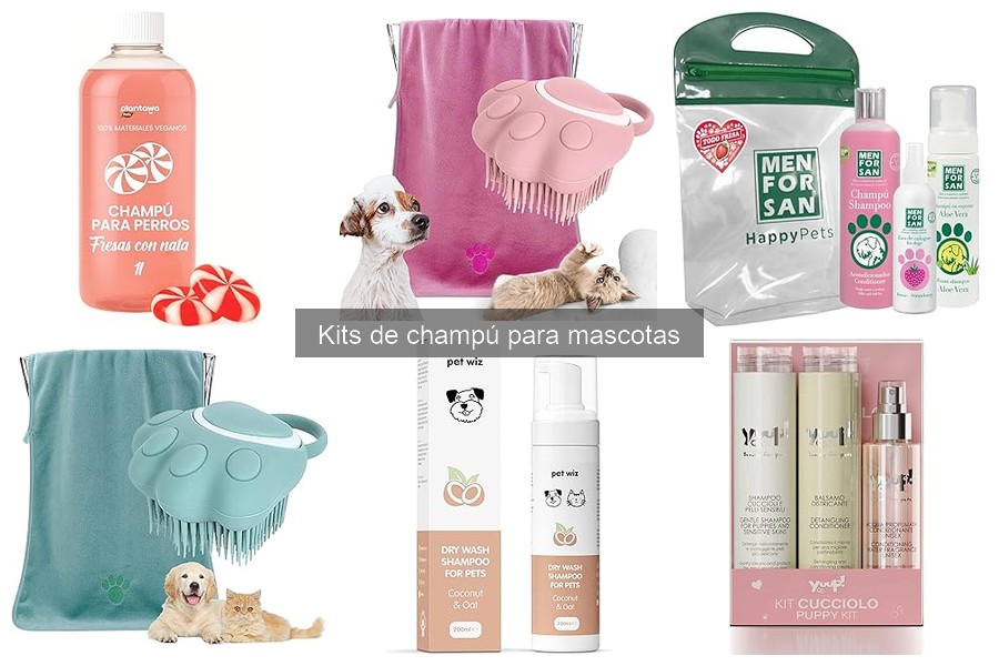 Comparativa de Kits de Champú para Mascotas con Ingredientes Especiales