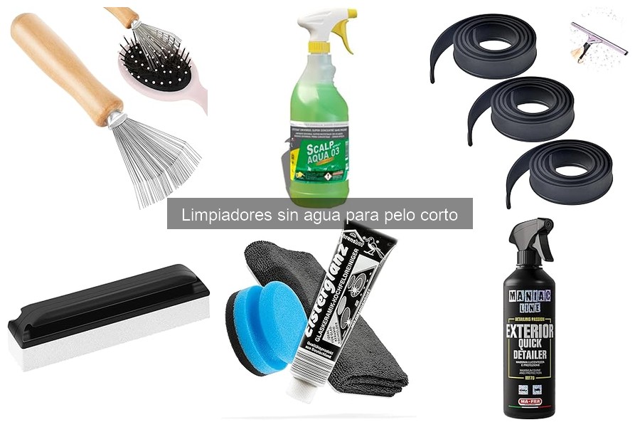 Comparativa de Limpiadores Sin Agua para Pelo Corto