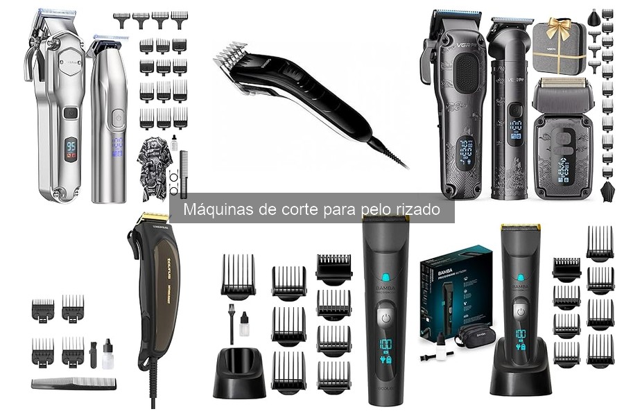 Comparativa de máquinas de corte para pelo rizado