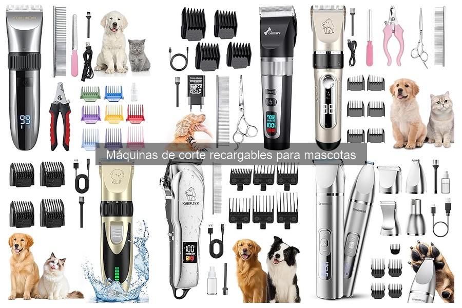 Comparativa de máquinas de corte recargables para perros