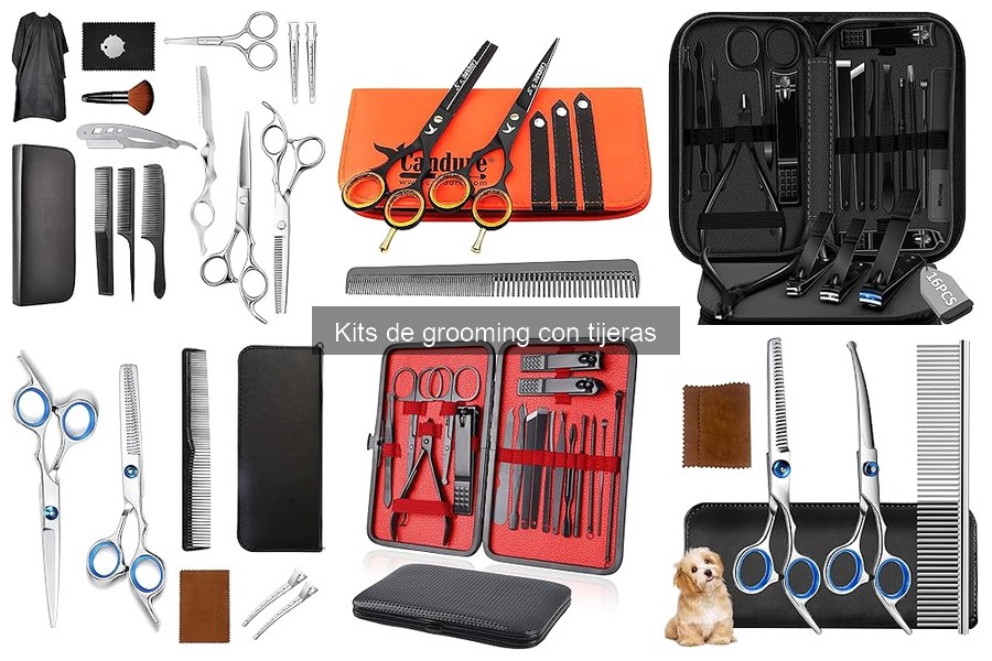 Comparativa de mejores kits de grooming con tijeras para perros pequeños