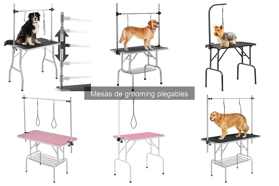 Comparativa de Mesas de Grooming Plegables para Mascotas