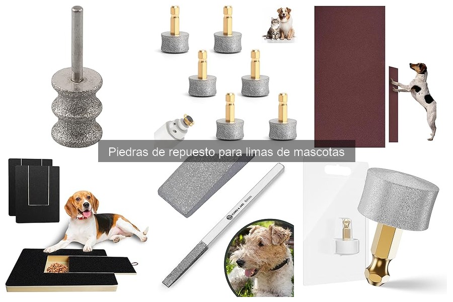 Comparativa de Piedras de Repuesto para Limas de Mascotas