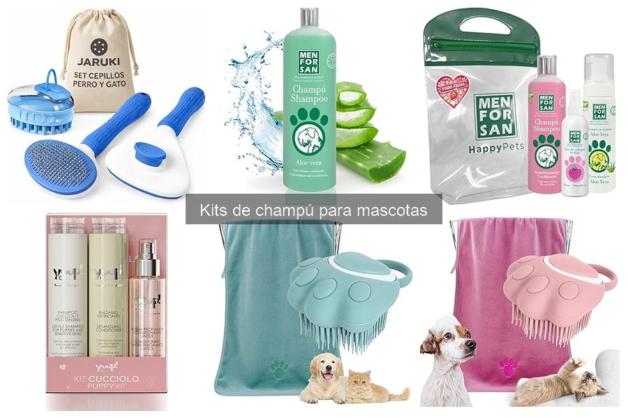 Comparativa de precios de kits de champú para mascotas