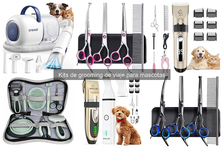 Comparativa de precios: Kits de grooming de viaje para mascotas
