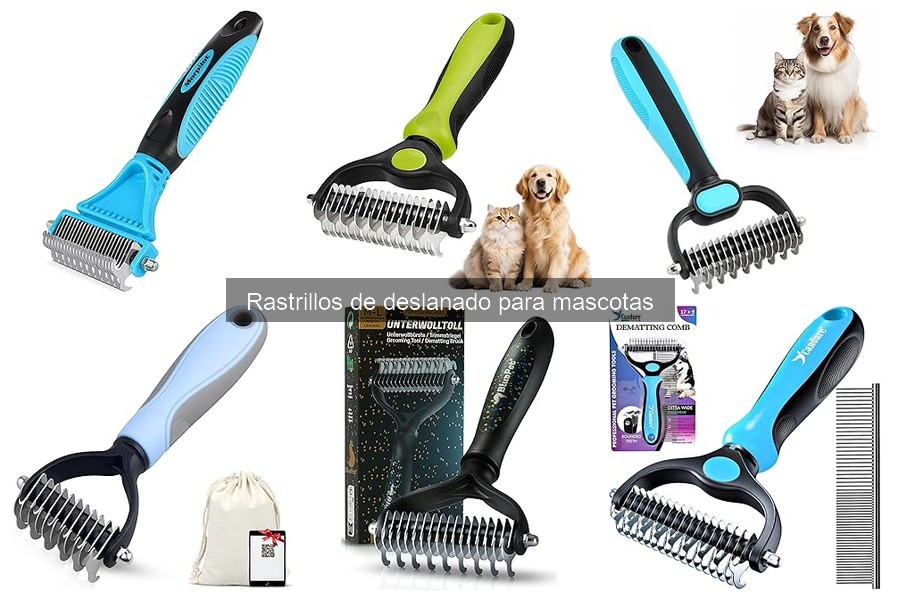 Comparativa de Rastrillos de Deslanado para Mascotas