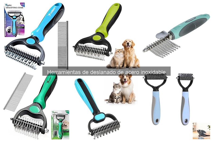 Comparativa: Herramientas de deslanado de acero inoxidable vs plástico