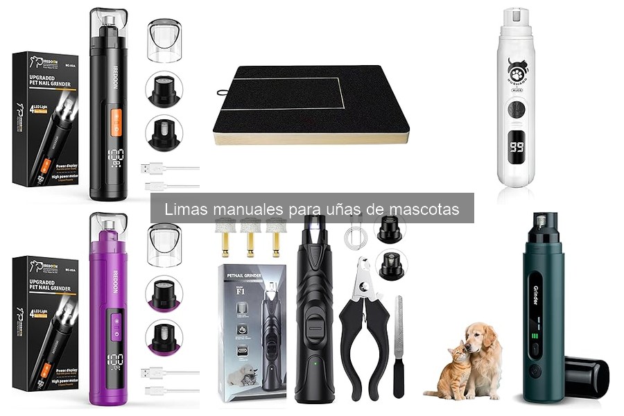 Comparativa: Limas manuales vs. eléctricas para mascotas