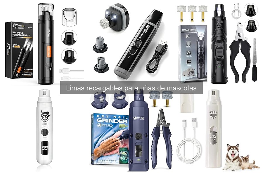 ** Comparativa: Limas Recargables vs. Manuales para Mascotas