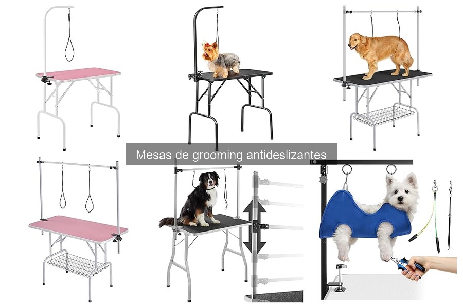 Comparativa: Mesas de Grooming Antideslizantes vs Ajustables