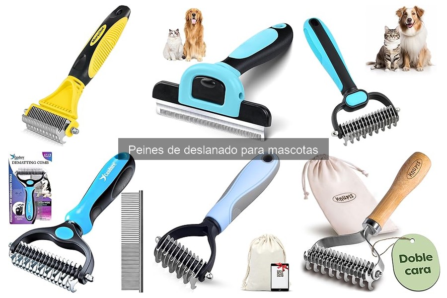 Comparativa: Peines de Deslanado vs. Cepillos para Mascotas