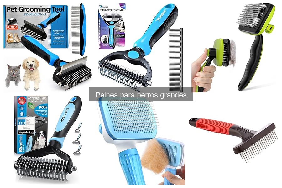 Comparativa: Peines Metálicos vs. Plásticos para Perros Grandes