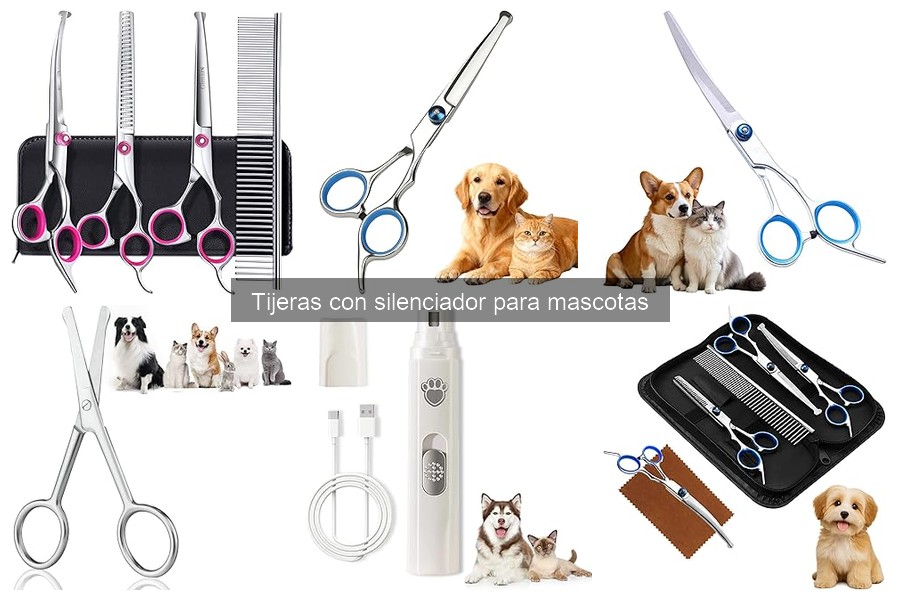 Comparativa: Tijeras con Silenciador vs Tradicionales para Mascotas