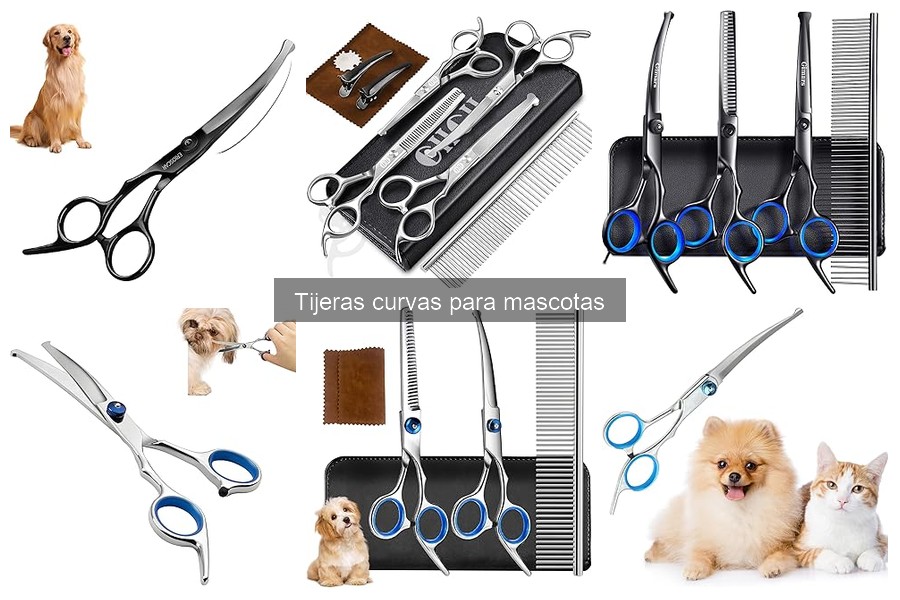 Comparativa: Tijeras Curvas vs. Rectas para Mascotas