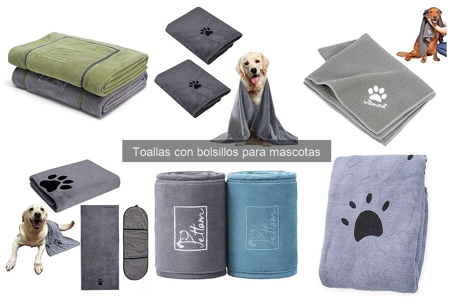 Comparativa: Toallas con y sin bolsillos para mascotas