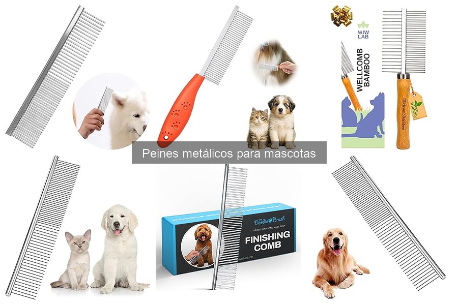Comprar peines metálicos para mascotas online: Mejores opciones