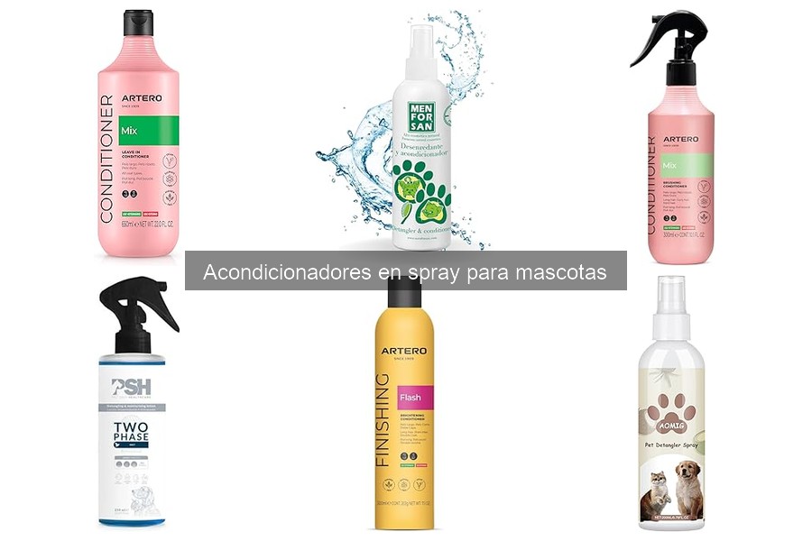 ¿Cuánto cuesta un acondicionador en spray para mascotas?