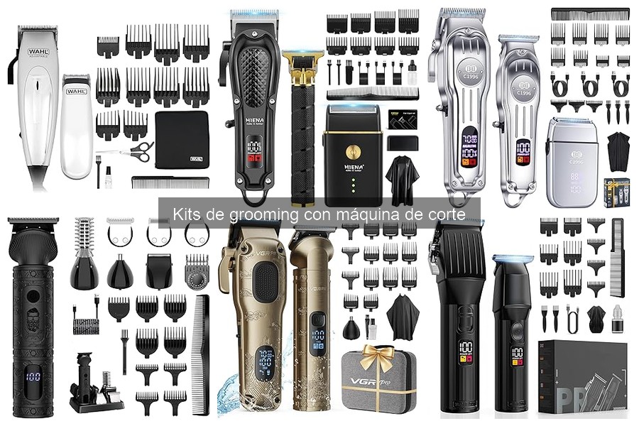 ¿Cuánto cuesta un kit de grooming con máquina de corte?