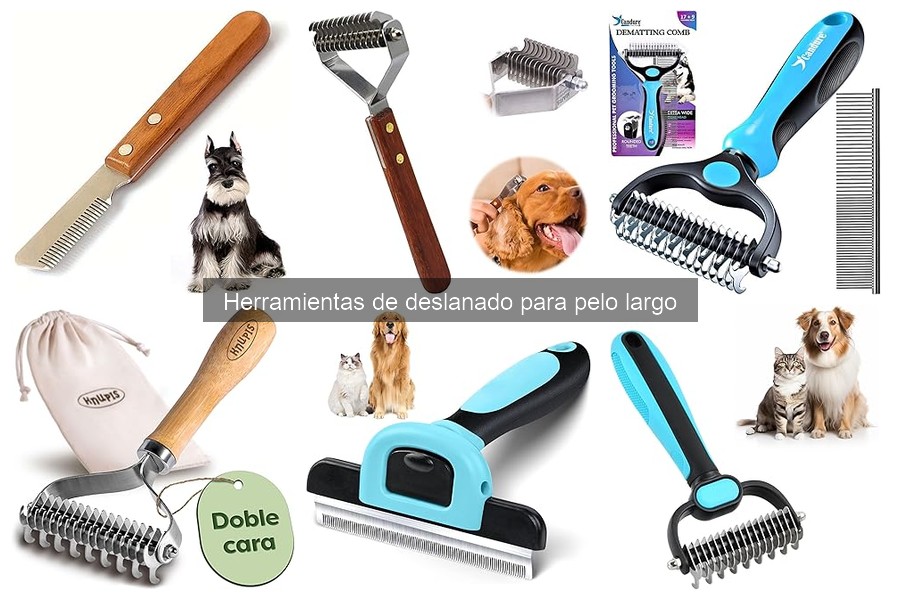 ¿Cuánto cuesta una buena herramienta de deslanado para pelo largo?