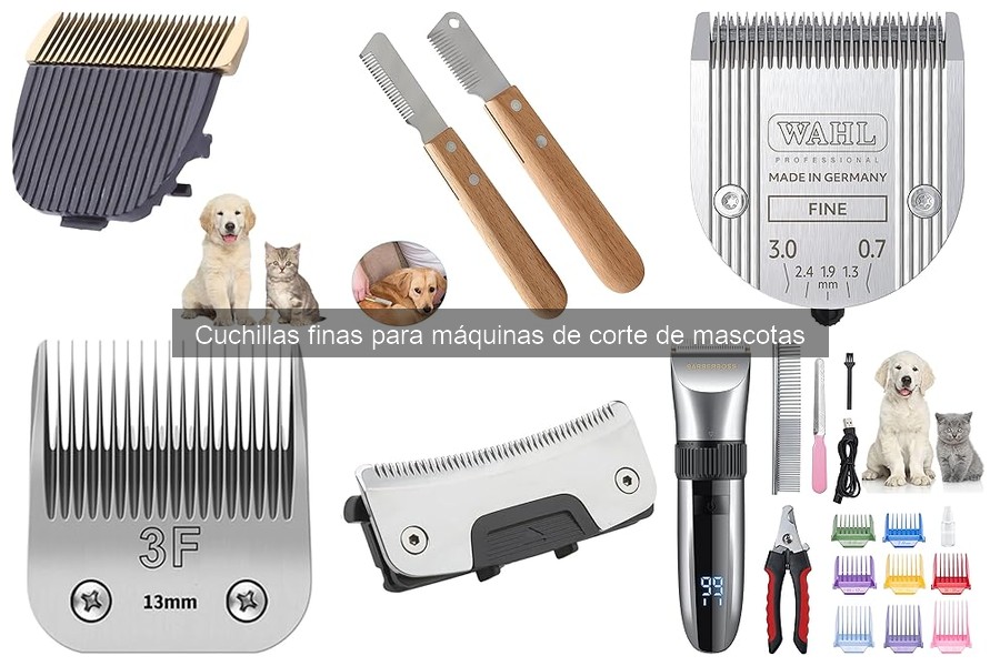 Cuchillas finas para máquinas de corte de mascotas: ¿Qué son?