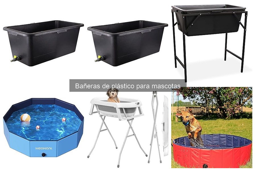 Cuidado y seguridad al usar bañeras de plástico para mascotas