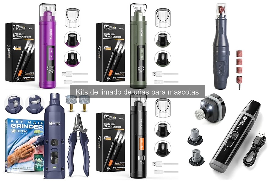 Cuidados y Mantenimiento del Kit de Limado de Uñas para Mascotas