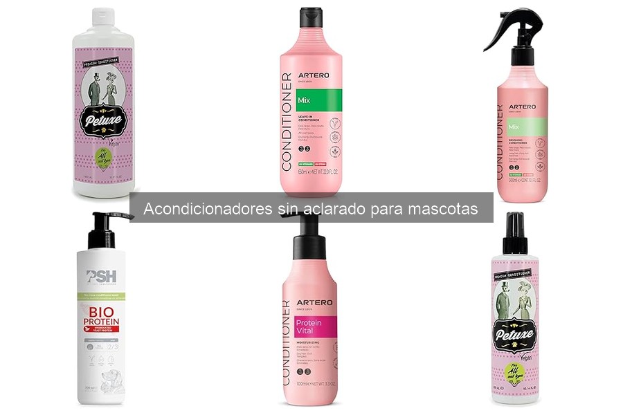 Dónde comprar acondicionadores sin aclarado para mascotas