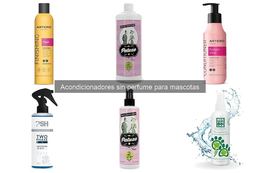 Dónde comprar acondicionadores sin perfume para mascotas