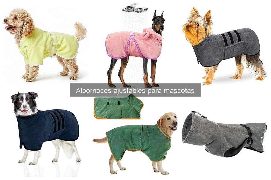 ¿Dónde comprar albornoces ajustables para mascotas?