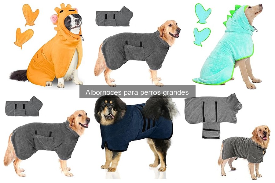 Dónde comprar albornoces para perros grandes al mejor precio