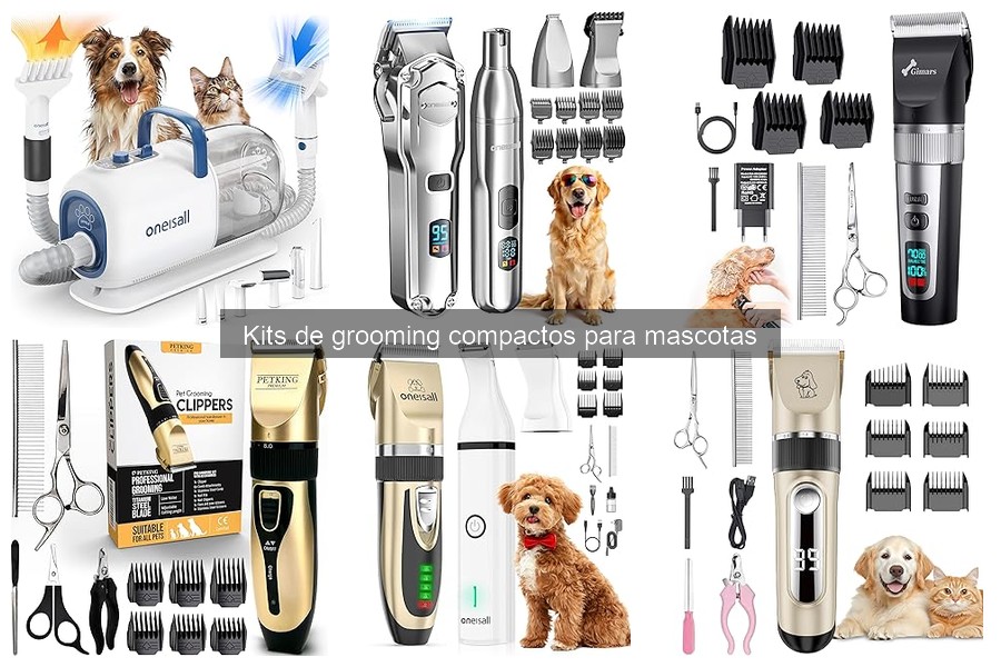 Dónde comprar kits de grooming compactos para mascotas online