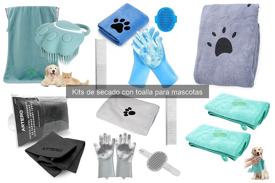 Dónde comprar kits de secado con toalla para mascotas