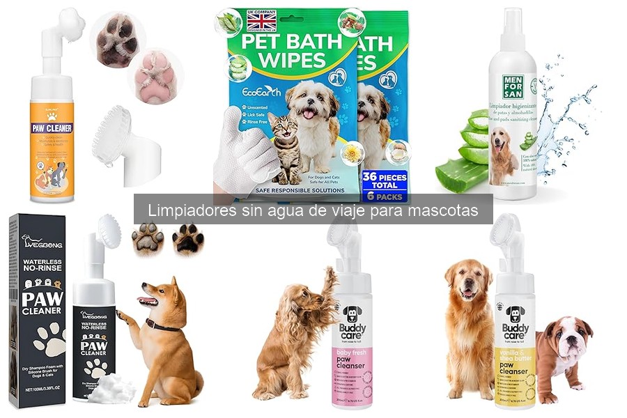 Dónde comprar limpiadores sin agua para mascotas fácilmente