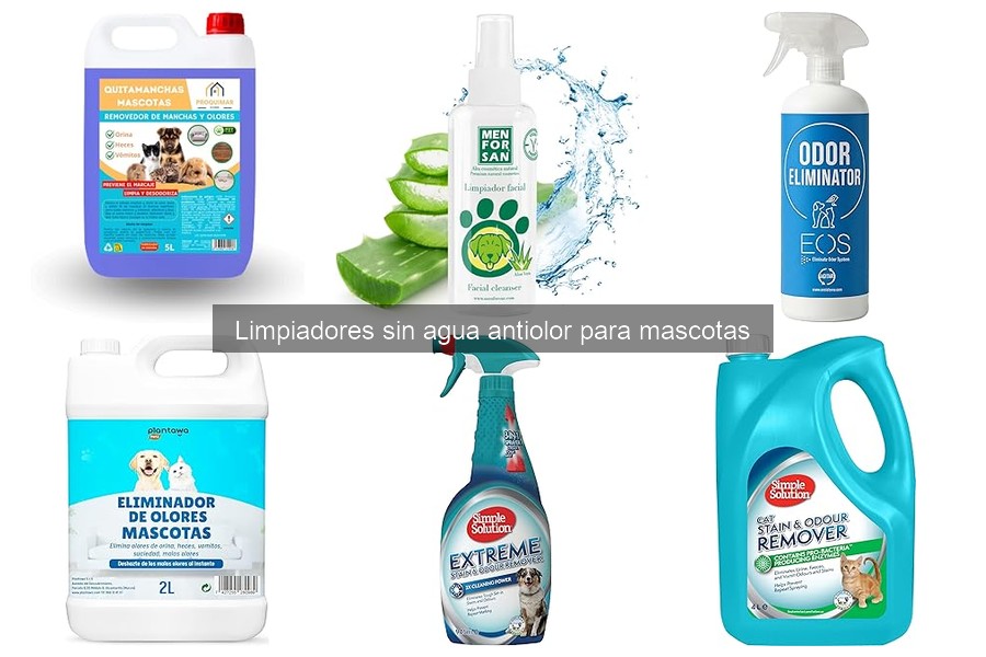 ¿Dónde comprar limpiadores sin agua para mascotas?