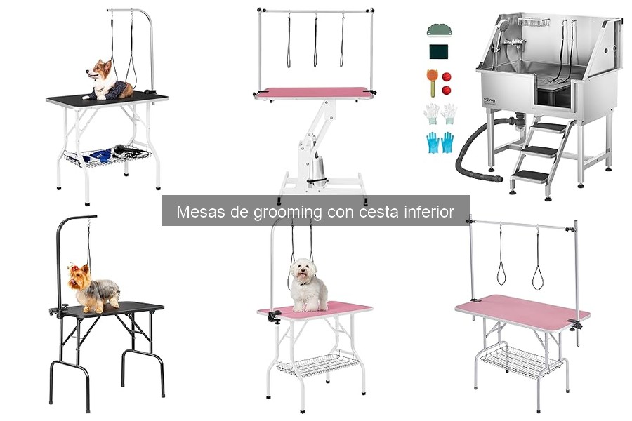 Dónde comprar mesas de grooming con cesta inferior