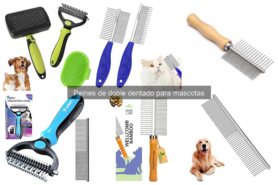Dónde comprar peines de doble dentado para mascotas