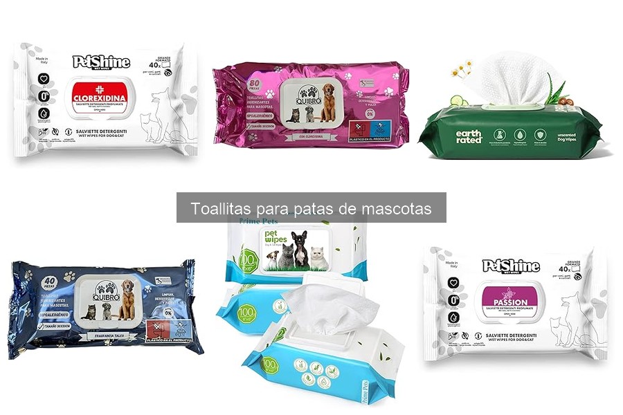 Dónde comprar toallitas para patas de mascotas online