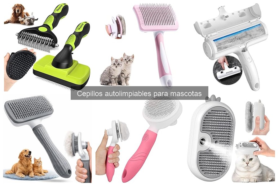 Eficacia de los cepillos autolimpiables para eliminar pelo suelto