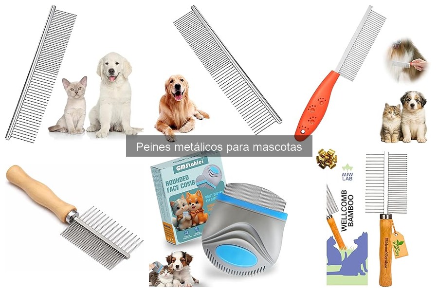 Encuentra el mejor peine metálico para perros y gatos
