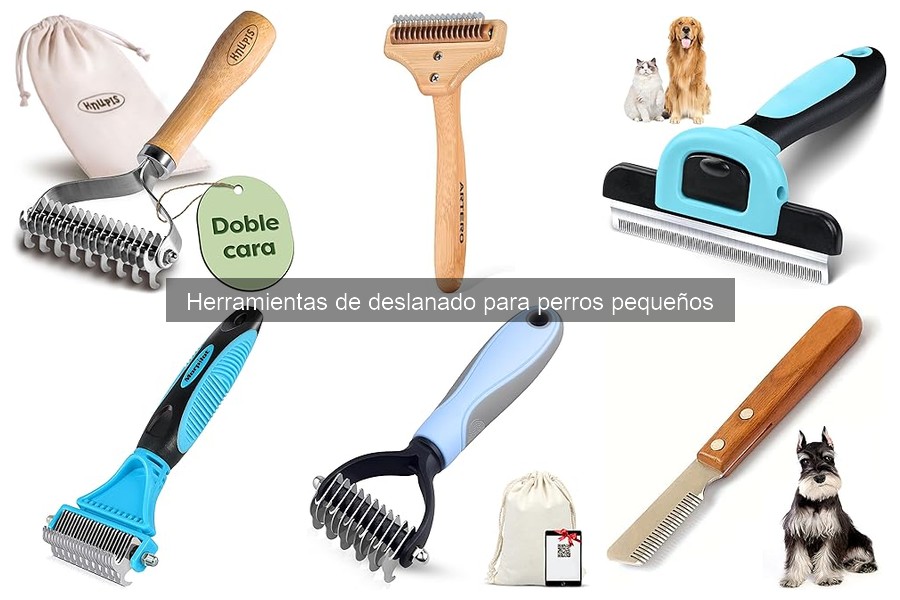 Errores al elegir herramientas de deslanado para perros pequeños