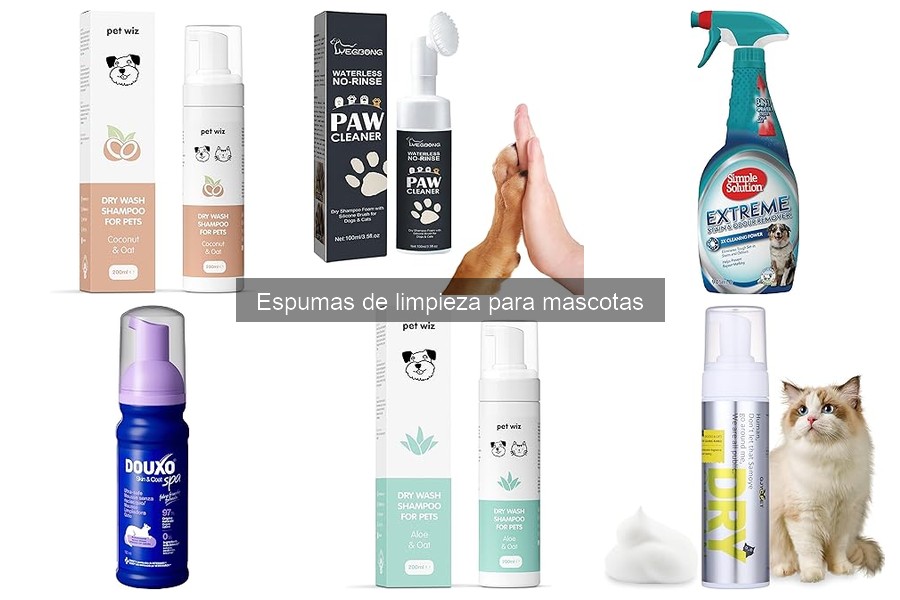 Errores comunes al elegir espumas de limpieza para mascotas