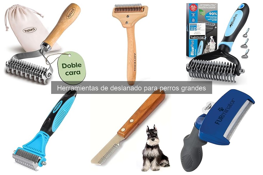 Errores comunes al elegir herramientas de deslanado para perros grandes