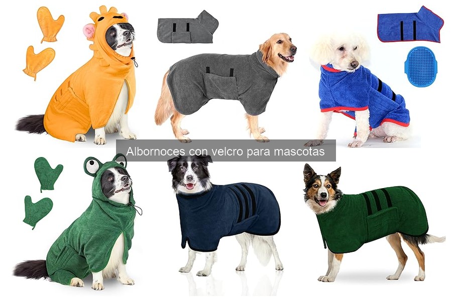 Errores comunes al usar albornoces con velcro para mascotas