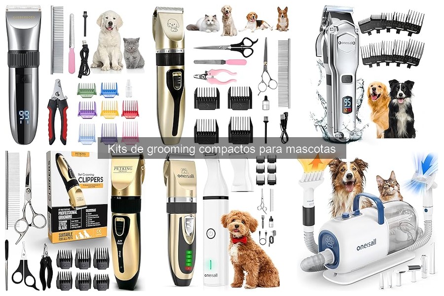Errores comunes al usar kits de grooming compactos para mascotas