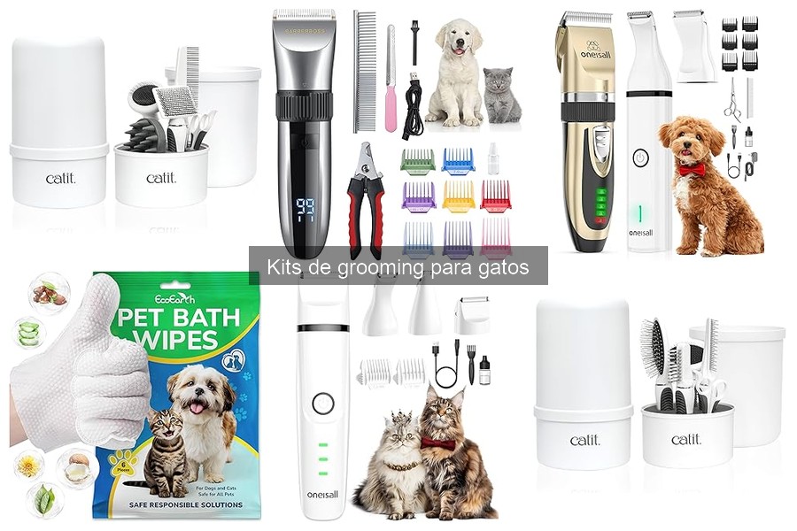 Errores comunes al usar kits de grooming para gatos