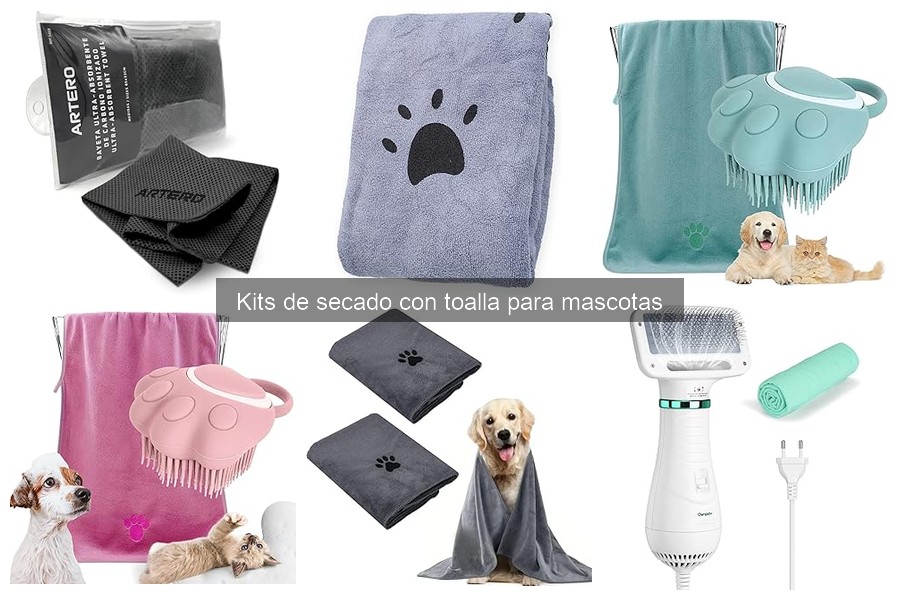 Errores comunes al usar kits de secado con toalla para mascotas